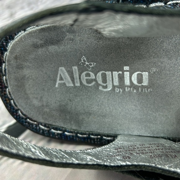 ALEGRIA 🦋 KLEO GLIMMER GLAM Iridescent Diamond Buckles Adjustable Sandals - Picture 11 of 17